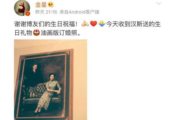 金星復(fù)婚穿潔白婚紗和老公舉辦婚禮，金星漢斯離婚原因曝光(3)