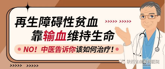 再生障礙性貧血靠輸血維持生命，NO！陜西省血液病醫(yī)院-中醫(yī)告訴你該如何治療！